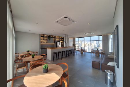 Apartamento à venda com 28m², 1 quarto e sem vagaÁrea comum - Salão de festas