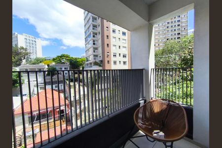 Studio para alugar com 50m², 1 quarto e sem vaga Studio para alugar com 50m², 1 quarto e sem vagaVaranda