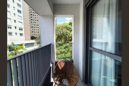 Studio para alugar com 50m², 1 quarto e sem vaga Studio para alugar com 50m², 1 quarto e sem vagaVaranda