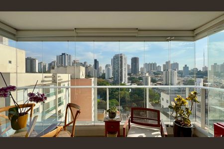 Varanda de apartamento à venda com 2 quartos, 80m² em Sumaré, São Paulo