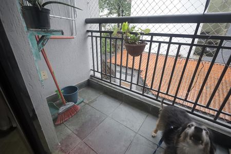 Sacada de apartamento à venda com 3 quartos, 86m² em Vila Eldizia, Santo André