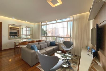 Sala de apartamento à venda com 3 quartos, 106m² em Gutierrez, Belo Horizonte
