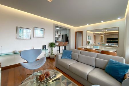 Sala de apartamento à venda com 3 quartos, 106m² em Gutierrez, Belo Horizonte