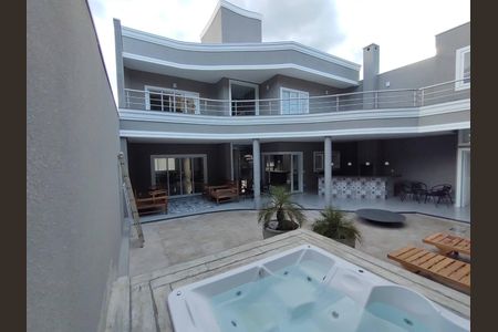 Fachada de casa de condomínio para alugar com 4 quartos, 330m² em Chacara Nossa Senhora Auxiliadora, Paulínia