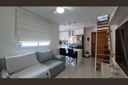 Sala de apartamento à venda com 2 quartos, 110m² em Vila Humaita, Santo André