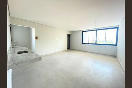 Sala/Cozinha de apartamento à venda com 3 quartos, 75m² em Itapoã, Belo Horizonte