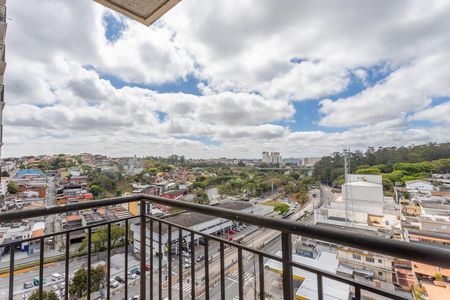 Varanda da sala de apartamento à venda com 2 quartos, 63m² em Centro, Diadema