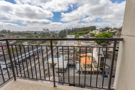 Varanda da sala de apartamento à venda com 2 quartos, 63m² em Centro, Diadema