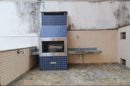 Área comum - Churrasqueira de apartamento para alugar com 1 quarto, 45m² em Carmo, Belo Horizonte