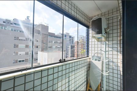 Varanda da Sala de apartamento para alugar com 1 quarto, 45m² em Carmo, Belo Horizonte
