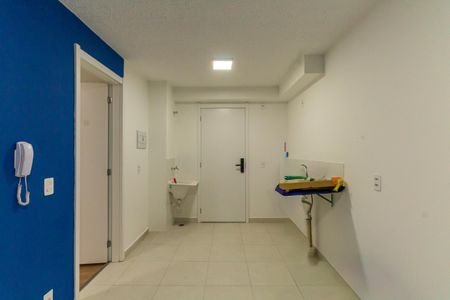 Sala/Cozinha de apartamento à venda com 1 quarto, 27m² em Penha de França, São Paulo