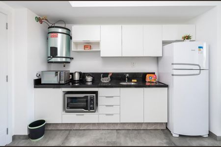 Cozinha de kitnet/studio à venda com 1 quarto, 38m² em chacara das pedras, Porto Alegre