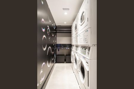 Studio à venda com 38m², 1 quarto e 1 vagaLavanderia