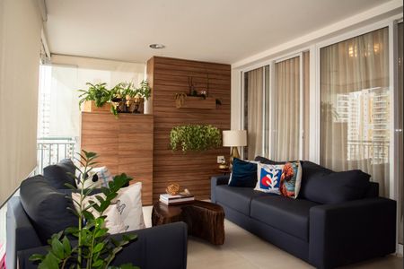 Varanda gourmet de apartamento à venda com 2 quartos, 100m² em Chácara Inglesa, São Paulo