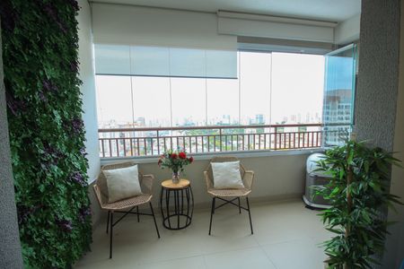 Varanda Sala de apartamento à venda com 2 quartos, 54m² em Mooca, São Paulo