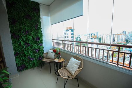 Varanda Sala de apartamento à venda com 2 quartos, 54m² em Mooca, São Paulo