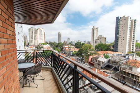 Varanda da sala de apartamento à venda com 4 quartos, 180m² em Vila Mariana, São Paulo