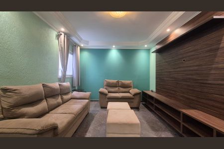 Sala de apartamento à venda com 3 quartos, 93m² em Campestre, Santo André