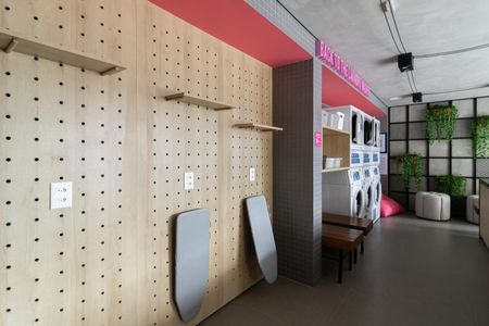 Studio à venda com 27m², 1 quarto e sem vaga Studio à venda com 27m², 1 quarto e sem vagaÁrea comum - Lavanderia