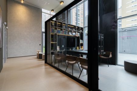 Studio à venda com 27m², 1 quarto e sem vaga Studio à venda com 27m², 1 quarto e sem vagaÁrea comum - Hall Social
