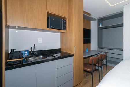 Studio à venda com 27m², 1 quarto e sem vaga Studio à venda com 27m², 1 quarto e sem vagaCozinha