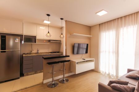 Sala de apartamento para alugar com 1 quarto, 39m² em Vila Regente Feijó, São Paulo