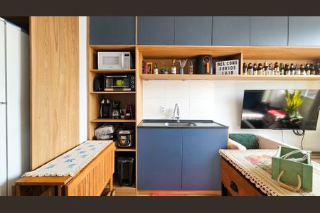 Sala/Cozinha de apartamento para alugar com 1 quarto, 24m² em Vila Santa Catarina, São Paulo