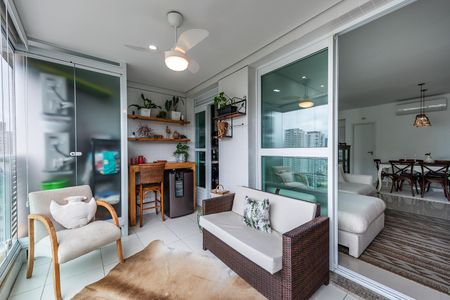 Varanda da Sala de apartamento para alugar com 2 quartos, 75m² em José Menino, Santos
