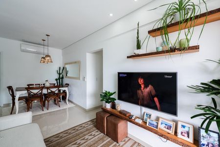 Sala de apartamento para alugar com 2 quartos, 75m² em José Menino, Santos