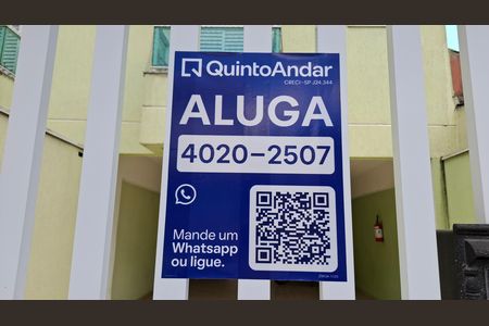 Placa  de apartamento para alugar com 2 quartos, 65m² em Vila Floresta, Santo André