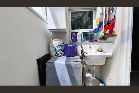 Área de Serviço de apartamento para alugar com 2 quartos, 65m² em Vila Floresta, Santo André