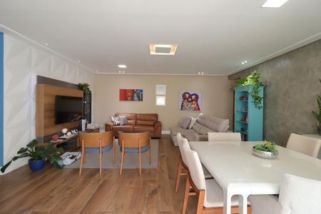 Sala de apartamento à venda com 4 quartos, 181m² em Campestre, Santo André