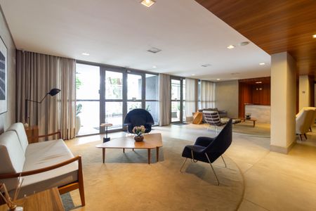 Apartamento para alugar com 49m², 1 quarto e 1 vagaÁrea comum - Hall Social