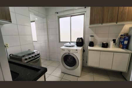 Cozinha de apartamento para alugar com 2 quartos, 53m² em Jardim Tamoio, Jundiaí