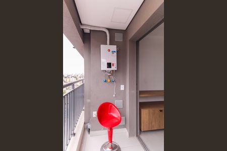 Varanda de kitnet/studio para alugar com 1 quarto, 31m² em Quarta Parada, São Paulo