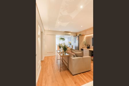 Sala de apartamento à venda com 1 quarto, 46m² em Vila Gertrudes, São Paulo