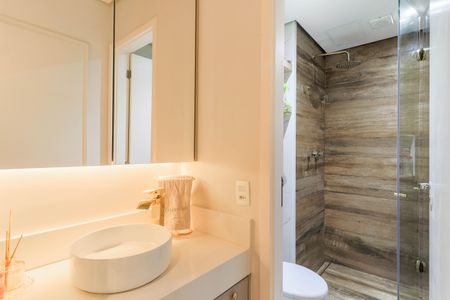 Apartamento à venda com 46m², 1 quarto e 1 vagaBanheiro 