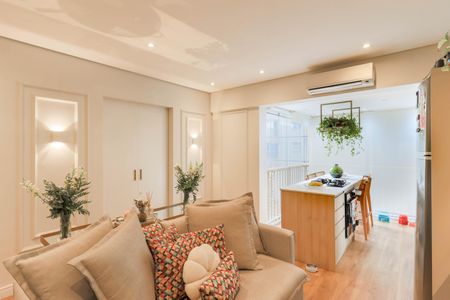 Sala de apartamento à venda com 1 quarto, 46m² em Vila Gertrudes, São Paulo