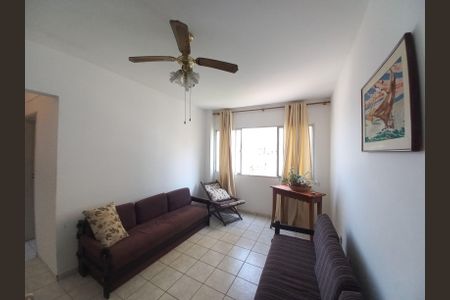 Sala de apartamento para alugar com 1 quarto, 55m² em Centro, São Vicente