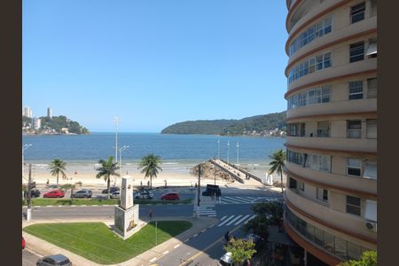 Vista da Sala de apartamento para alugar com 1 quarto, 55m² em Centro, São Vicente