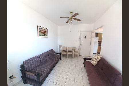 Sala de apartamento para alugar com 1 quarto, 55m² em Centro, São Vicente