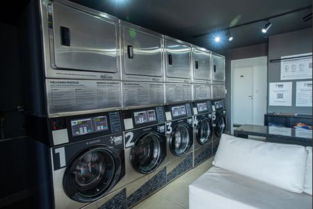 Studio para alugar com 25m², 1 quarto e sem vaga Studio para alugar com 25m², 1 quarto e sem vagaÁrea comum - Lavanderia