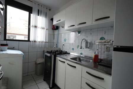 Cozinha e Área de Serviço de apartamento para alugar com 2 quartos, 48m² em Parque Erasmo Assunção, Santo André