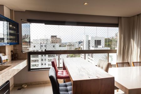 Varanda da Sala de apartamento à venda com 3 quartos, 111m² em Buritis, Belo Horizonte