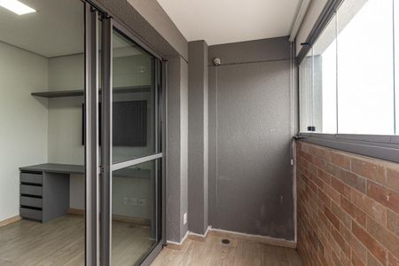 Varanda da Sala de apartamento à venda com 1 quarto, 36m² em Consolação, São Paulo