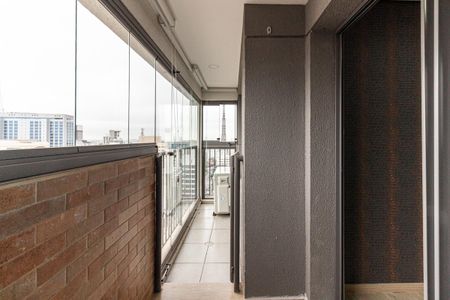 Varanda da Sala de apartamento à venda com 1 quarto, 36m² em Consolação, São Paulo