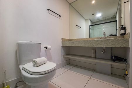 Studio para alugar com 30m², 1 quarto e 1 vaga Studio para alugar com 30m², 1 quarto e 1 vagaBanheiro