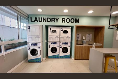 Studio para alugar com 26m², 1 quarto e sem vagaLavanderia