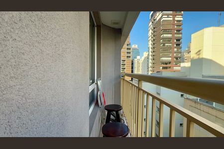 Studio para alugar com 26m², 1 quarto e sem vagaSacada do Studio