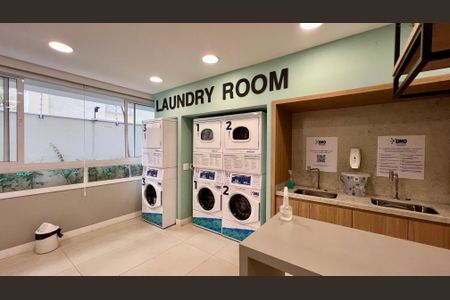 Studio para alugar com 26m², 1 quarto e sem vagaLavanderia